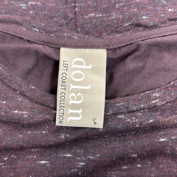 Anthropologie Dolan Left Coast Melanie‎ Knit Asymmetrical Plum Dress Sz Sml - Picture 10 of 11